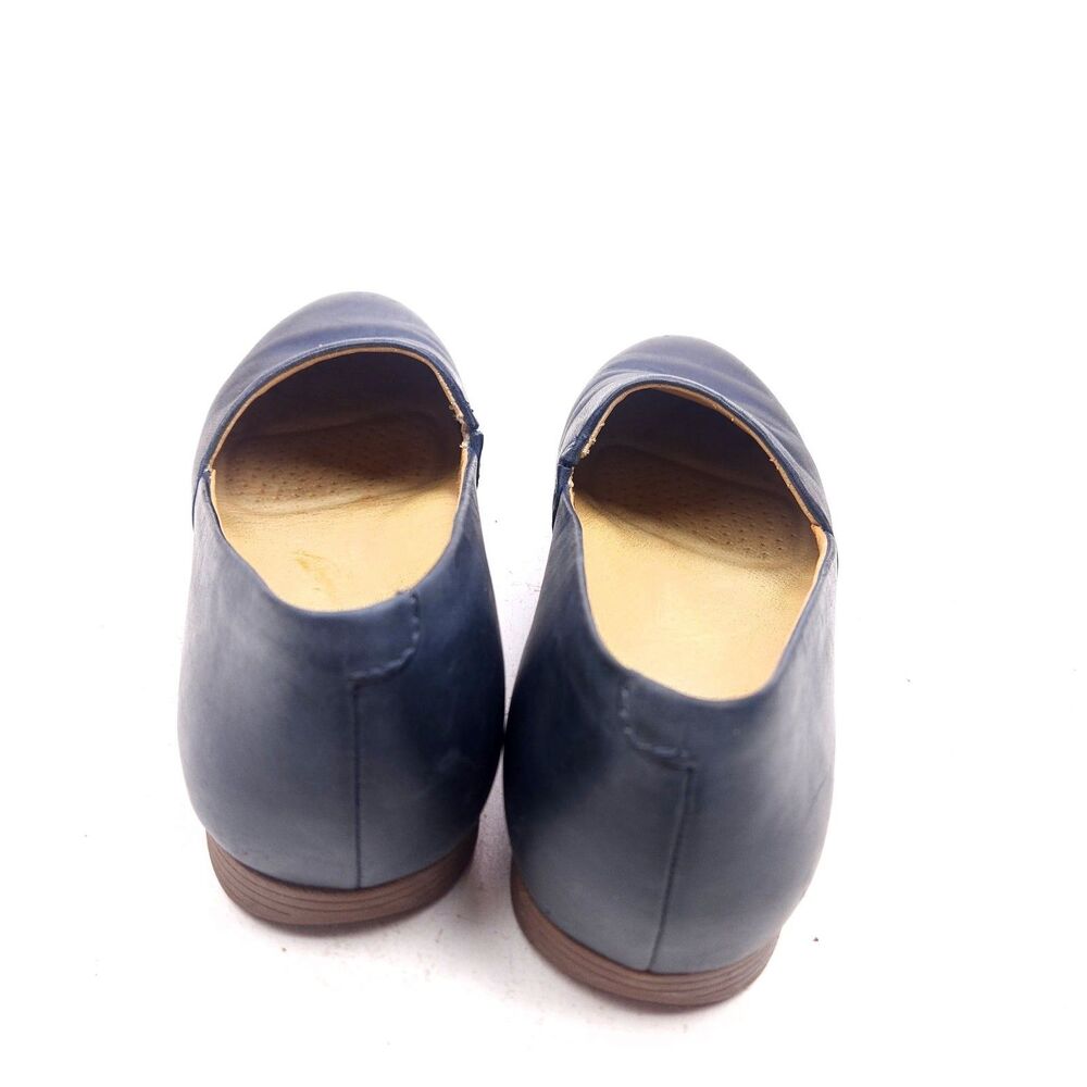Dansko Larisa Flats, Size 38 US 7.5 Navy, Leather Uppers And Lining, Rubber Sole - Picture 6 of 8